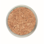 Bougie en cire végétale parfumée à la vanille avec un couvercle liège couleur beige cinquième vue