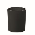 Bougie parfumée à la vanille en cire végétale et mèche en bois couleur noir