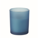 Bougie parfumée à la vanille en cire végétale et mèche en bois couleur bleu sixième vue