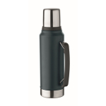 Thermos en inox recyclé avec un verre et poignée latérale 1L couleur bleu marine