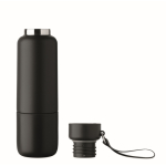 Bouteille isotherme avec anse et verre intégré 500ml couleur noir neuvième vue