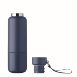 Bouteille isotherme avec anse et verre intégré 500ml couleur bleu marine neuvième vue