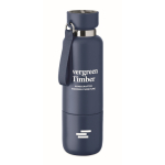 Bouteille isotherme avec anse et verre intégré 500ml couleur bleu marine vue principale