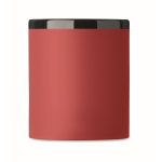 Tasse en céramique avec revêtement coloré doux au toucher, 300 ml couleur rouge troisième vue