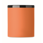 Tasse en céramique avec revêtement coloré doux au toucher, 300 ml couleur orange troisième vue