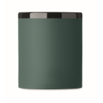 Tasse en céramique avec revêtement coloré doux au toucher, 300 ml couleur vert foncé troisième vue