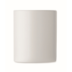 Tasse céramique avec anse droite originale en bois 320ml couleur blanc cinquième vue