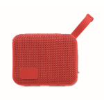 Petit haut-parleur sans fil avec poignée assortie pour le transport couleur rouge huitième vue