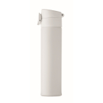 Gourde en acier inoxydable anti-fuite avec ouverture pression 300ml couleur blanc quatrième vue