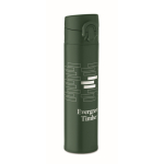 Gourde en acier inoxydable anti-fuite avec ouverture pression 300ml couleur vert foncé vue principale