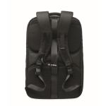 Sac à dos idéal pour les voyages avec plusieurs compartiments couleur noir quatrième vue
