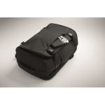 Sac à dos idéal pour les voyages avec plusieurs compartiments couleur noir cinquième vue photographique