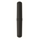 Set de 3 couverts réutilisables et et écologiques avec étui assorti couleur noir septième vue