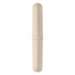Set de 3 couverts réutilisables et et écologiques avec étui assorti couleur beige septième vue