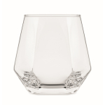 Verre court de forme géométrique spécial liqueurs 300ml couleur transparent troisième vue