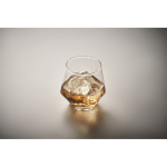 Verre court de forme géométrique spécial liqueurs 300ml couleur transparent quatrième vue photographique