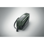 Radio portable solaire avec lampe et batterie d’urgence couleur vert foncé