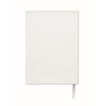 Carnet A5 avec agenda perpétuel vue journalière et marque-page assorti couleur blanc neuvième vue