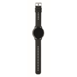 Montre connectée étanche avec bracelet en silicone couleur noir