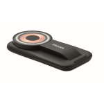 Station de charge 3 en 1 avec support pour téléphone compatible Apple® couleur noir deuxième vue principale
