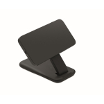 Station de charge 3 en 1 avec support pour téléphone compatible Apple® couleur noir cinquième vue