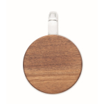 Grande tasse en verre strié avec couvercle en bois et anse 450 ml couleur transparent septième vue