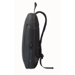 Sac à dos pour ordinateur RPET et PU avec sangle pour bagages 16'' couleur bleu huitième vue
