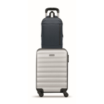 Sac à dos pour ordinateur RPET et PU avec sangle pour bagages 16'' couleur bleu