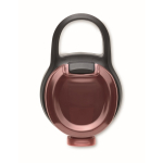 Bouteille RPET avec bouchon rabattable et paille incluse 500ml couleur bordeaux