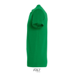 T-shirt unisexe en coton semi-peigné col rond 150 g/m2 couleur vert vue latérale