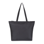 Tote bag en RPET avec poche intérieure pour bouteille d’eau couleur noir