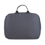Trousse de toilette de voyage en RPET avec anse supérieure couleur noir cinquième vue
