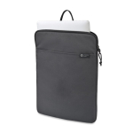 Housse d’ordinateur RPET avec compartiment matelassé zippé 16” couleur noir deuxième vue