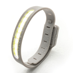 Lumière LED de visibilité rechargeable en plastique recyclé 400 mAh couleur gris cinquième vue