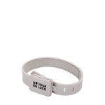 Lumière LED de visibilité rechargeable en plastique recyclé 400 mAh couleur gris avec zone d'impression