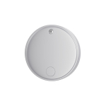Porte‑clé localisateur écologique avec alarme pour Apple et Android couleur blanc deuxième vue