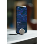 Porte‑clé localisateur écologique avec alarme pour Apple et Android couleur blanc vue d'ambiance 4