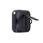 Support téléphone avec câble rétractable 1m et charge rapide 100W couleur noir troisième vue