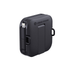Support téléphone avec câble rétractable 1m et charge rapide 100W couleur noir huitième vue