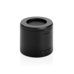 Enceinte sans fil en ABS recyclé avec support téléphone 3W couleur noir deuxième vue