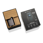 Powerbank en aluminium résistant et écran couleur HQ 15 000 mAh couleur gris vue avec boîte