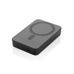 Powerbank de poche en ABS recyclé avec indicateur de charge 10 000 mAh couleur noir