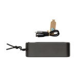 Enceinte BT 5.3 en aluminium recyclé 10W Swiss Peak couleur gris sixième vue