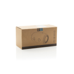 Haut‑parleur BT 5.3 en plastique recyclé résistant IPX4 16W couleur gris deuxième vue avec boîte