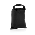 Lunch box pliable en RPET de taille ajustable et facile à nettoyer 4L couleur noir troisième vue