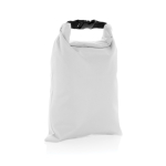 Lunch box pliable en RPET de taille ajustable et facile à nettoyer 4L couleur blanc troisième vue