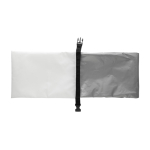 Lunch box pliable en RPET de taille ajustable et facile à nettoyer 4L couleur blanc cinquième vue