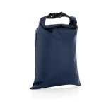Lunch box pliable en RPET de taille ajustable et facile à nettoyer 4L couleur bleu marine troisième vue