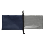 Lunch box pliable en RPET de taille ajustable et facile à nettoyer 4L couleur bleu marine cinquième vue