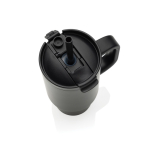 Gobelet isotherme en inox recyclé avec paille et anse 480 ml couleur noir sixième vue